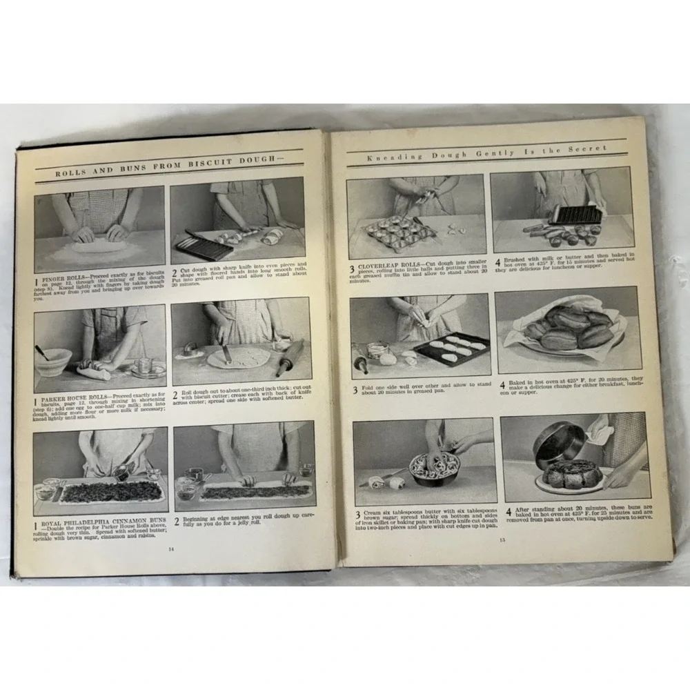 Vintage Anyone Can Bake 1929 Hardcover Cookbook By Royal Baking‎ Powder Co